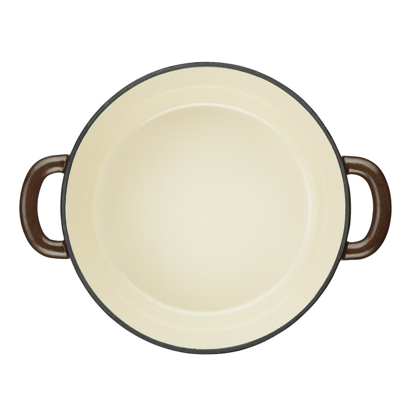 Ayesha Curry Enameled Cast Iron Induction Dutch Oven with Lid, 5.5